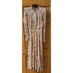 Ralph Lauren Polo  Floral Crinkled long sleeve Georgette Dress size 6 Photo 3