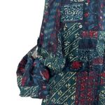 Vintage Lauren Ralph Lauren Womens Large Button Up Shirt Floral Cotton Collared Photo 6