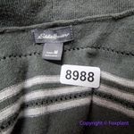 Eddie Bauer  stripes‎ open front Cardigan, women size M Photo 11