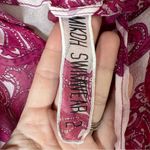 Mikoh Swimwear Pants Cover-up Silk Chiffon Pink Floral Paisley Drawstring Sz Med Photo 7
