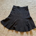 Orsay Skirt Womens Black Fluted Hem Flare Flutter Fit Flare Size Large Photo 4