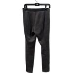 WHBM Faux Charcoal Suede Stretchy Pants‎ Size 4 Polyester Spandex Gray Photo 4