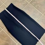 Commando  Pull On Back Slit Pencil Midi Skirt Black Medium M Photo 9