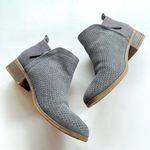 Toms  Boots Womens‎ 8.5 Deia Ankle Bootie Grey Suede Perforated Comfort 10011183 Photo 0