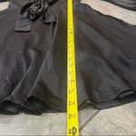 Baltic Born  black Woodbury satin mini dress Sz S Wedding Party Holiday Luxury Photo 9