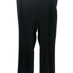 Trina Turk  Black Wide Leg Straight Size 10 Side Zip High Rise Dress Pants #AA2-3 Photo 0