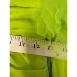 For Love & Lemons  Lorlai Mini Lime Green Rose Party Ruched Dress Small Photo 3