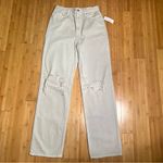 PacSun Womens 90s Boyfriend High Rise Light Wash Distressed Casual Jeans|Size:28 Photo 3