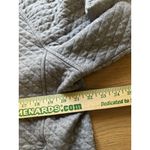 LL Bean Quilted Sweatshirt Men Large Gray Full Zip‎ Traditional Fit Mock Neck Photo 5