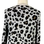 Loft Sweater Dress Crew Neck Long Sleeves Cream Leopard Women’s Plus Size XXL Photo 7