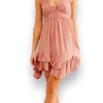 Free People  One Adella Slip Dress Rose Size Small Photo 4