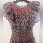 Love Shack Fancy  Marcella Ruffle Smocked Mini Dress Photo 5