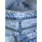 Kancan Size Small Distressed High Rise Jean Shorts Cuffed Light Wash Photo 3