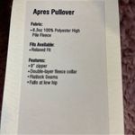 Mountain Khakis Light Rose Apres Pullover Half Zip Sherpa Size Extra Large Photo 3