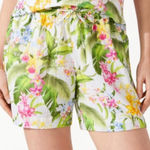 Tommy Bahama  Women’s‎ Sz M Breezy Blooms Island Gauze Easy Short Photo 0