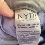 NYDJ  Women's Light Gray Straight Leg Jeans Photo 3
