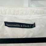 Abercrombie & Fitch WHITE Plunge V-Neck Long Sleeve Bodysuit Photo 3