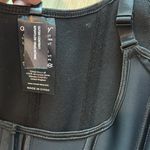 Corset Story Underbust Latex Corset Adjustable Black Size 28 Waist Cincher Photo 3