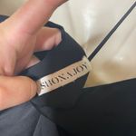 Shona joy  Black Luxe Bias Frill Wrap MIDI Dress sz 4 Photo 2