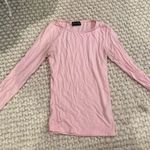 White Fox Boutique Pink  Top Long Sleeve Photo 2