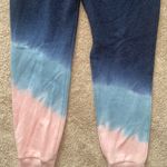PINK - Victoria's Secret vs pink navy, teal, and pink tie dye joggers Photo 2