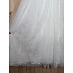 Lulus NWT  Blissful Forever White Tulle Lace Strapless Pleated Maxi Dress Size S Photo 4