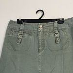 Faded Glory Army green maxi cargo skirt. Photo 1