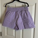 Wild Fable Women's High-Rise Woven Pull-On Shorts -  Lavender size medium Photo 4
