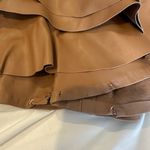 DO+BE  Brown Leather Skirt Photo 1
