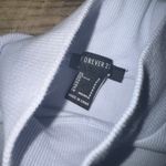 Forever 21 - Ribbed baby blue, Embroidered Dragon Halter Crop top Photo 4