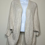 Aerie  Cream Open Front Oversized Cardigan Women's XS Photo 0