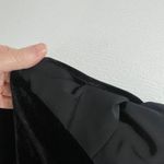 Alex Evenings Black Velvet Maxi Skirt Plus Size 1X Hidden Zipper Elastic Waist Photo 4