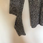 Vince Camuto Marled Cowl Neck Sweater Black White Small Cut Outs Photo 3