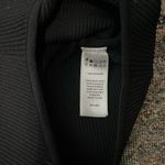 Happily Grey Black Ribbed Sleeveless Bodysuit Sz M Snap Photo 12