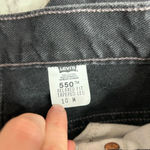 Levi's Vintage Levi’s 550 Relaxed fit Tapered Leg Black Denim Jeans Y2K 100% Cotton Photo 4