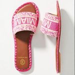 Anthropologie De Siena Destination slides Miami hand beaded sandals Photo 0