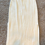 Elegant Cream Midi Skirt Photo 0