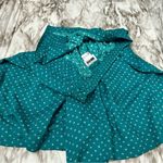 Leslie Fay Vintage 80s Teal Culottes Wide Leg Shorts Women’s Sz 12 Working Girl Lightweight Photo 8