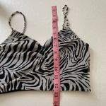 Urban Renewal Zebra Print Crop Top Size XS Made From Vintage Fabric Photo 4
