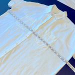 Madewell Courier Shirt oversized white short sleeve buttondown cotton shirt, XS Photo 2