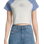 Arizona Jeans Arizona Round Neck Short Sleeve Crop Top Photo 1