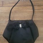 Elegant Black Evening Bag with Bow Accent Photo 0