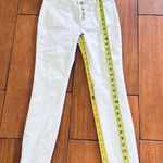Anthropologie  pilcro high waisted denim leggings white size 27 Photo 4