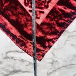 Cejon Scarf Shawl Wrap Triangle Felt Embroidery Red Women OS Old Money Opera Photo 7