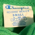 Champion Green Cropped  Hoodie Photo 3