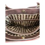 TIGNANELLO Leather Deep Red/ Burgundy Handbag Tote with Two Straps Red Photo 4