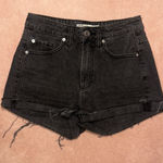 Garage  Denim Black Mom Shorts Photo 0