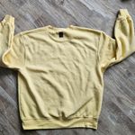 Gear for Sports Notre Dame Vintage Sweatshirt Womens Butter Yellow Crewneck Size L Pullover Photo 10