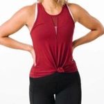 Zyia Active Effortless Tank Workout Top Red Sport Activewear Size XLarge Photo 0