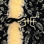 ā
Vintage Black Shearling Lined Floral Embroidered Coat w/ Toggle Closures ā
Photo 4